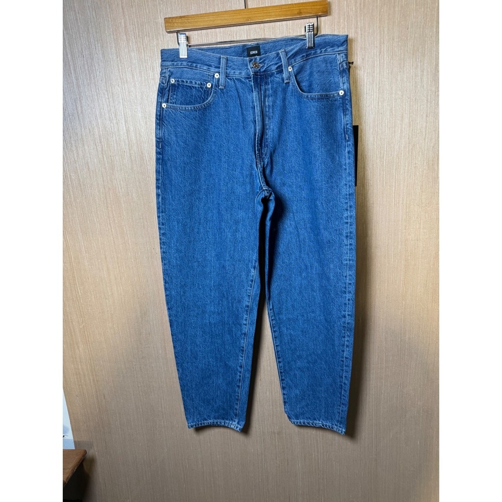 EDWIN Anderson Ankle 90s Relaxed Jeans Women's Blue Denim Pants Size 26 New